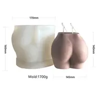 Women Body Buttock Silicone Mould, Creative Home Decoration