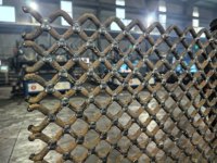 Plaque en treillis soudé robuste résistante à l'usure, tamis en acier à haute teneur en manganèse pour machine vibrante à granulats