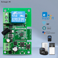 Interrupteur intelligent Wifi EWeLink AC DC 7-32V, relais sans fil à impulsions/autobloquant RF 433MHz, module intelligent pour la domotique