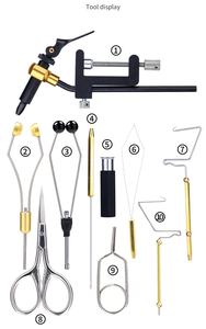 Ensemble d'outils <span class=keywords><strong>de</strong></span> montage <span class=keywords><strong>de</strong></span> mouches en acier inoxydable, enrouleur <span class=keywords><strong>de</strong></span> fil pour mouches, <span class=keywords><strong>enfileur</strong></span> <span class=keywords><strong>de</strong></span> bobine, accessoires <span class=keywords><strong>de</strong></span> fabrication <span class=keywords><strong>de</strong></span> leurres pour la pêche à la mouche - Product Image 5