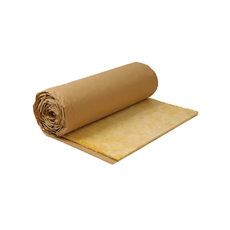 manta roof fibra de vidrio tiny house R value glass wool with Kraft paper 430mm 1160mm 580mm 1160mm fiberglass insulation