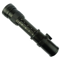 Objectif zoom téléobjectif HD 420-800 mm F/8.3 pour appareil photo reflex numérique avec revêtement antireflet, compatible OEM