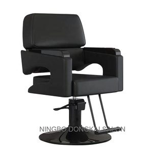 Modern lüks saç kesme makası şezlong yüksek kalite döner güzellik salonu mobilyası Metal malzeme - Product Image 4