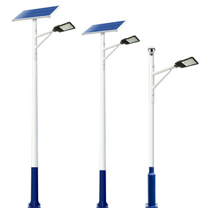 Customized 6m Solar Street <b>Light</b> Led Mono Si Galvanized <b>Pole</b> Rainproof Municipal Lighting For Rural Road - Product Image 5