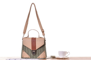 Sac de plage d'été en paille de papier fait main pour femme et fille - Product Image 2