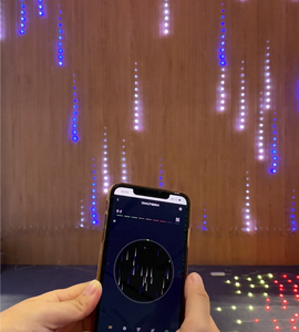APP <strong>Control</strong> Commercial Decoration Smart RGB <strong>Programmable</strong> <strong>Led</strong> Curtain Lights - Product Image 5