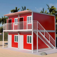 Nouvelle Maison de Vie de Luxe Personnalisée 20FT 40FT à 3 Chambres, Maison Préfabriquée Conteneur Extensible avec Salle de Bain pour l'Amérique