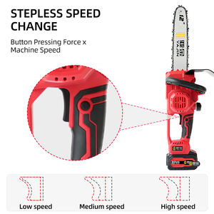 Scie <span class=keywords><strong>à</strong></span> chaîne <span class=keywords><strong>électrique</strong></span> sans fil YaJin, robuste, démarrage progressif, régulation de vitesse en continu, <span class=keywords><strong>batterie</strong></span> rechargeable, scie <span class=keywords><strong>à</strong></span> bois - Product Image 5