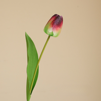 Bunga Tulip Sutra Real Touch Grosir, Bunga Artifisial Berkualitas Tinggi, Realistis untuk Dekorasi Rumah, Pernikahan, Natal