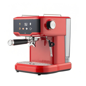 Pembuat kopi Espresso elektrik Stainless Steel, 20 <span class=keywords><strong>bar</strong></span>, mesin pembuat kopi Espresso elektrik, kontrol sentuh Digital, busa susu untuk rumah tangga, luar ruangan, RV - Product Image 5