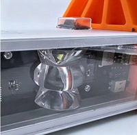 Livré avec 3 lumières LED, outil d'assistance au ponçage, alimentation CC, construction en aluminium avec câble de 8 m pour le polissage des murs