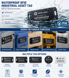 Waterproof RFID Industrial Asset Tag with Logo Printing for Heavy Duty Equipment Tracking - Product Image 2