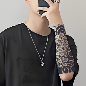 <span class=keywords><strong>YHB</strong></span> longue durée jus de plantes Semi-Permanent grand bras manches réaliste étanche tatouage hommes temporaire tatouage pochoir autocollant - Product Image 2