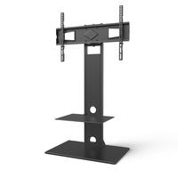 Khcoohoo ODM/OEM Stand TV Lantai Baja Dua Lapis untuk TV 32-70" Bersertifikasi CE Maks Vesa 600x400 Cina