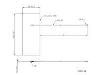 Antenne Wifi passive NFC flexible JCG152 2,5g~5,8g