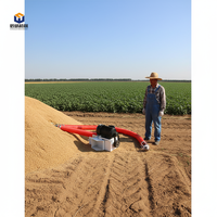 Machine d'aspiration agricole personnalisable pour sable, riz, céréales, sciure de bois, avec tuyau flexible, convoyeur à vis et contrôle de vitesse
