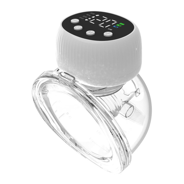BPA-Free Wearable Electric Breast Pump Hands-Free Portable LED Display 4 Modes 12 Levels Rechargeable Silicone PP New Arrival