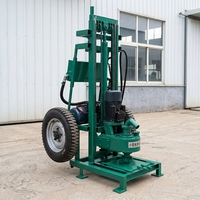 Mini-pompe hydraulique électrique portable de 100 m, haute efficacité, pour forage de puits d'eau, machine de forage, fournisseur chinois CE, meilleur prix
