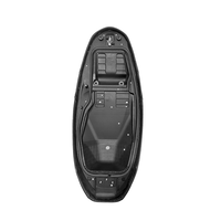 Siège de moto en cuir noir imperméable, coussin de siège de scooter, siège arrière de moto pour UFR150, scan 3D