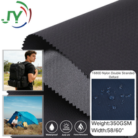 Tissu Oxford personnalisé 100% nylon 1680D double fil 350 g/m² enduit PU, imperméable et résistant aux déchirures pour sacs à dos et bagages