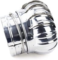 201 ventilateur de toit en acier inoxydable ventilateur de ventilation d'air de grenier non alimenté taille 110mm éoliennes tôle d'acier coupe personnalisée