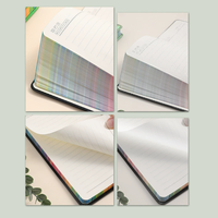 Cahier Laser A5 Page intérieure Bord Arc-en-ciel Étanche Cahier École Pratique Livre Journal