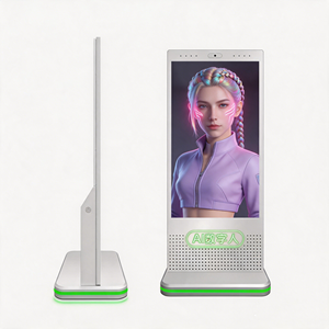 <span class=keywords><strong>Meilleur</strong></span> <span class=keywords><strong>prix</strong></span> d'usine, kiosque numérique AI de 55 pouces avec caméra, écran tactile vocal, système Android, OEM ODM, certifié CE RoHS - Product Image 1