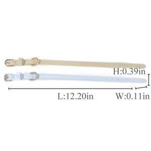 Erma Collier de chien en cuir PU, accessoires pour animaux de compagnie ajuster le collier de chien en cuir PU, laisse de collier pour animaux de compagnie laisse de chien en cuir de luxe extérieur/ - Product Image 6