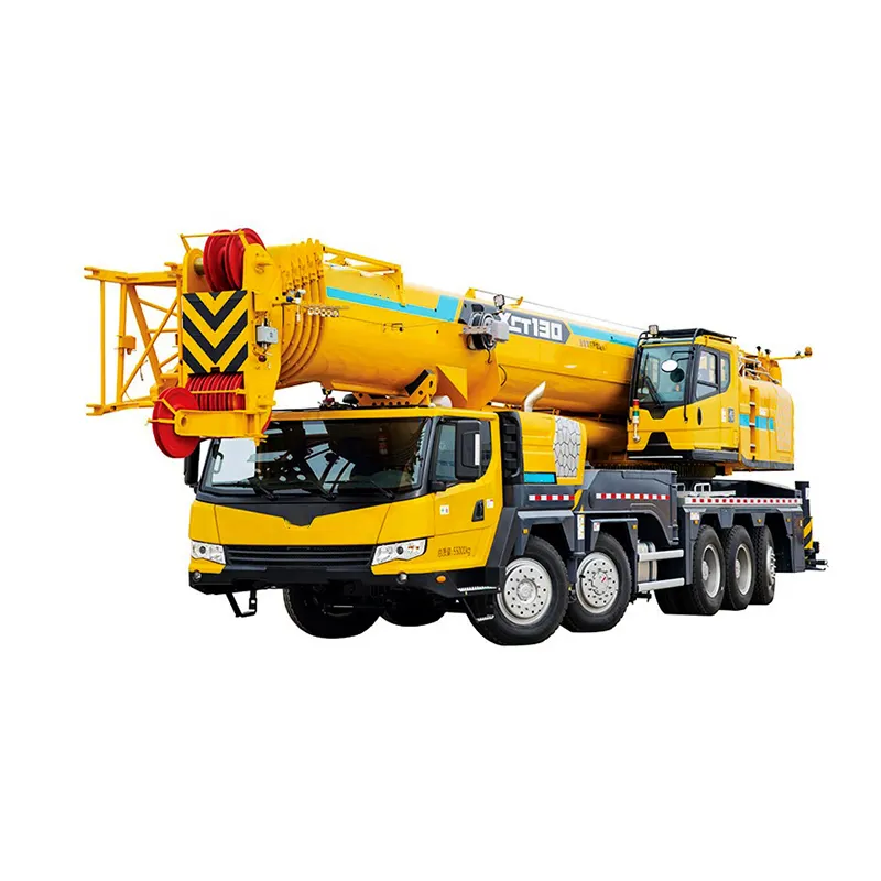 New exported 130ton boom crane with heavy chassis XCT130 hydraulic cylinder for crane earth moving machine