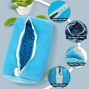 Nouvelle arrivée <span class=keywords><strong>Sac</strong></span> de nettoyage en machine à laver en polyester pour baskets <span class=keywords><strong>Sac</strong></span> à chaussures unisexe durable et quotidien - Product Image 2