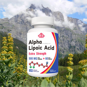 Ácido Alfa Lipoico Extra Fuerte 500mg Antioxidante que Proporciona Energía para hombres y mujeres, Suplemento Dietético, 120 Cápsulas - Product Image 2