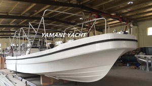 Bateau de passagers en fibre de verre de 32 pieds, bateau de pêche P-a-n-g-a avec auvent complet - Product Image 4