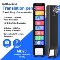 Stylo traducteur Android multilingue MD23 version internationale avec portée sans fil de 5 m