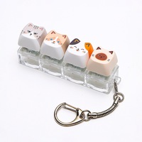 Nouvel Arrivage Promotionnel Porte-clés Mini Clavier Clicker Anti-stress avec Logo Personnalisé