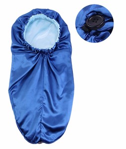 <span class=keywords><strong>Bonnet</strong></span> de nuit extra long en satin doux avec bouton pour tresses, dreadlocks et cheveux bouclés - Product Image 5
