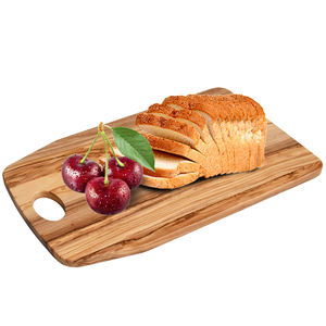 Juego de 3 tablas de cortar de madera de olivo duraderas de lujo, bandeja de servicio hecha a mano para Cocina - Product Image 4