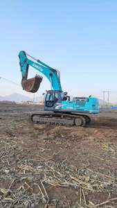 Excavatrice sur chenilles d'occasion haute performance Kobelco SK480 48 tonnes, machine de terrassement avec accessoire de décompactage, certifiée CE - Product Image 3