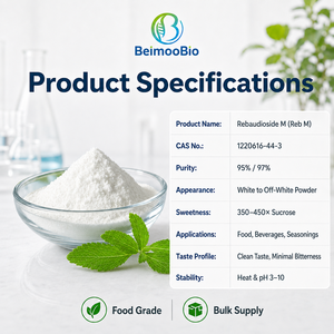 Approvisionnement direct usine : Extrait pur Reb-A 95 %, zéro calorie, <span class=keywords><strong>sans</strong></span> OGM, <span class=keywords><strong>substitut</strong></span> <span class=keywords><strong>de</strong></span> <span class=keywords><strong>sucre</strong></span> pour marque privée, poudre <span class=keywords><strong>de</strong></span> stévia Rebaudioside A - Product Image 6