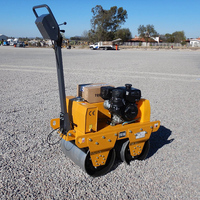 Mini compacteur marche derrière le rouleau de route vibrant manuel