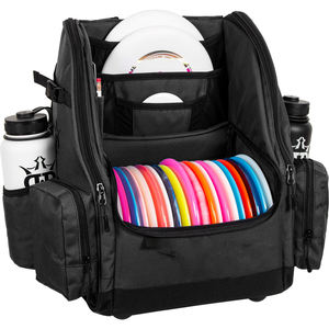 Free sample Personalized Disc Golf Bags Large Capacity Polyester Waterproof Sport Carrying <b>Bagpack</b> with Water Pocket - Product Image 3