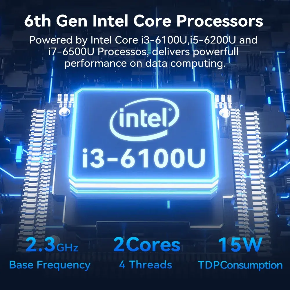Intel Core I3 i5 i7 Mini PC DDR4 6 RJ45 I211 LAN WOL HD VGA Firewall Ubuntu Computadora Fanless Pfsense Linux Soft Router