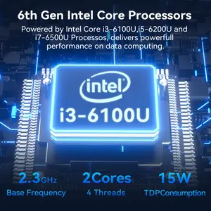 Intel Core I3 I5 I7 Mini PC DDR4 6 RJ45 I211 LAN WOL HD VGA Firewall Ubuntu Computer Fanless Pfsense Linux Soft Router