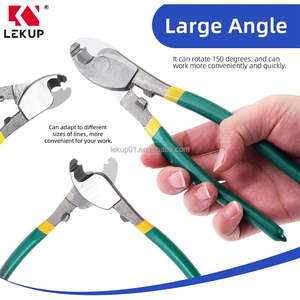 Câble de <span class=keywords><strong>frein</strong></span> de vélo et outils industriels Coupe-câbles à levier élevé de 6 pouces Coupe-câbles en acier inoxydable robuste pour câble métallique - Product Image 3