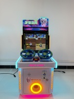 Machine de jeu d'arcade de ski à monnayeur, grand écran, joystick, simulateur sportif, éclairage LED RGB pour centre commercial et parc d'attractions