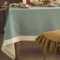 Nappe en lin rustique pour mariage, nappe ronde, carrée, rectangulaire, nappes en tissu de lin personnalisées