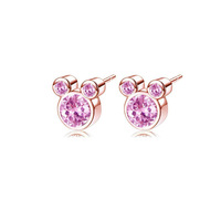 Ensemble de boucles d'oreilles en cristal pour femmes et filles