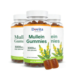 Services OEM/ODM pour marques de bien-être – Approvisionnement direct usine – Gummies de molène de haute qualité pour le soutien immunitaire et respiratoire – 60 unités - Product Image 1