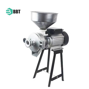 Stainless Steel Motor New Dry Wet Corn Grinder Wheat Rice Soybean Pulp Grain Powder <strong>Flour</strong> <strong>Mill</strong> Competitive Price 3000W 50kg/h - Product Image 1