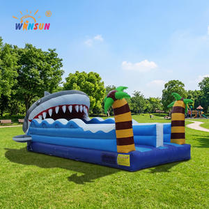 WINSUN Commercial Inflatable Shark Rally Inflatable <b>Slide</b> - Product Image 1