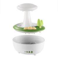 Diffuseur d'arômes ultrasonique créatif en forme de goutte de pluie, lumière LED 7 couleurs, humidificateur d'air de bureau, diffuseur d'huiles essentielles pour la maison et le bureau
